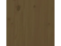 Mesa consola de madera maciza de pino marrón miel 114x40x75 cm