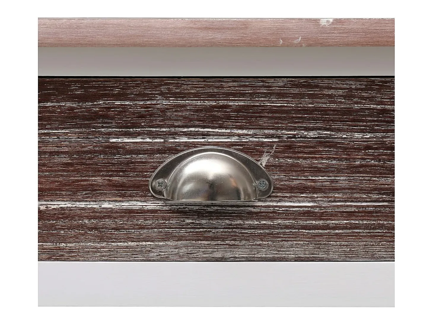 Mesa consola de madera marrón 90x30x77 cm