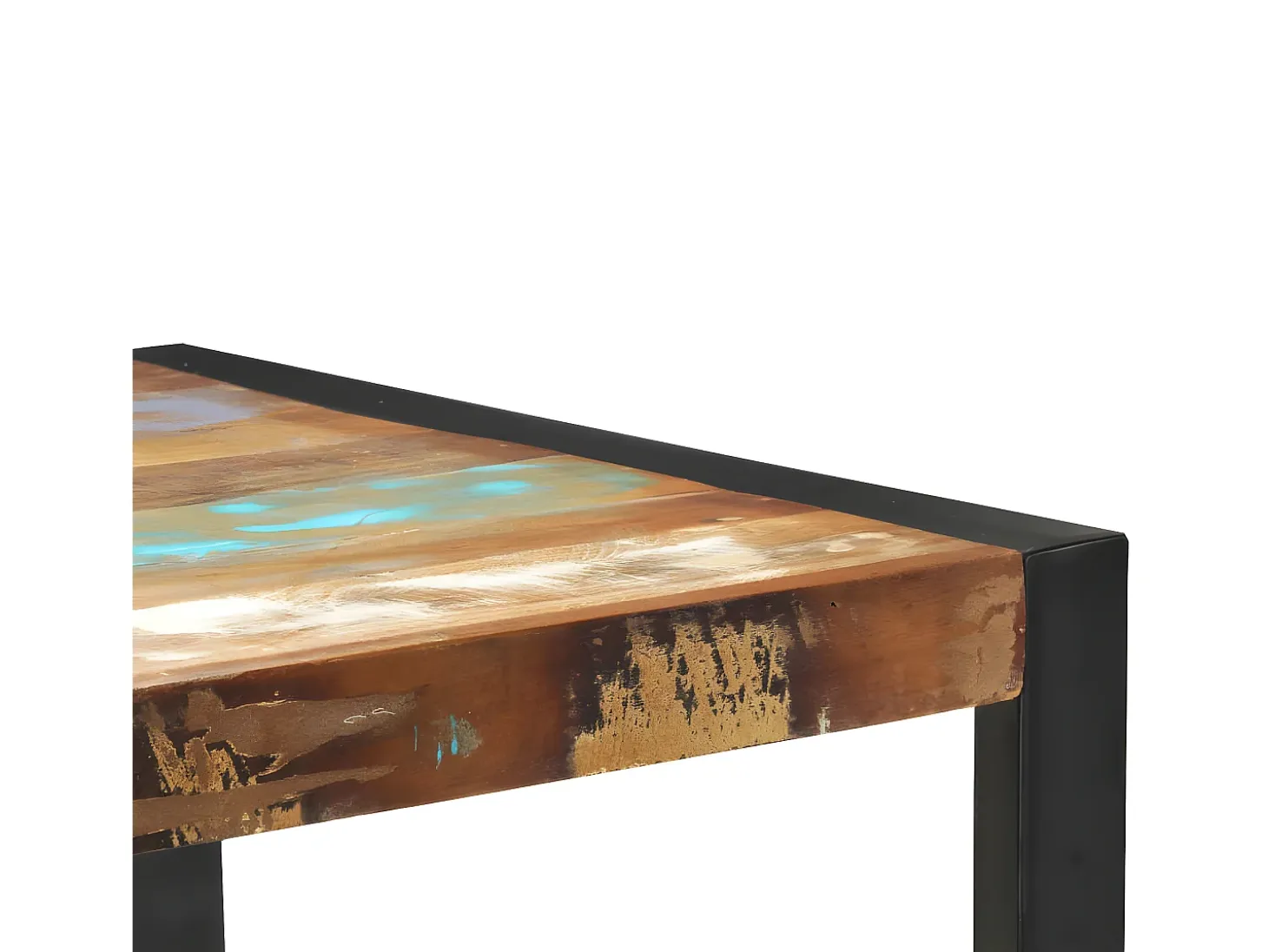 Mesa consola de madera maciza reciclada 110x35x76 cm ES946621