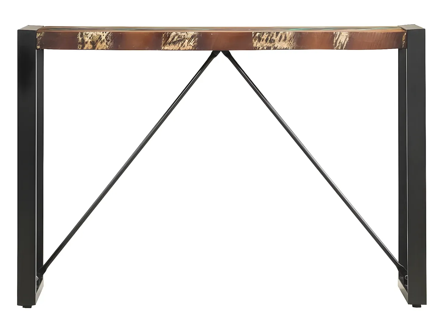 Mesa consola de madera maciza reciclada 110x35x76 cm ES946621