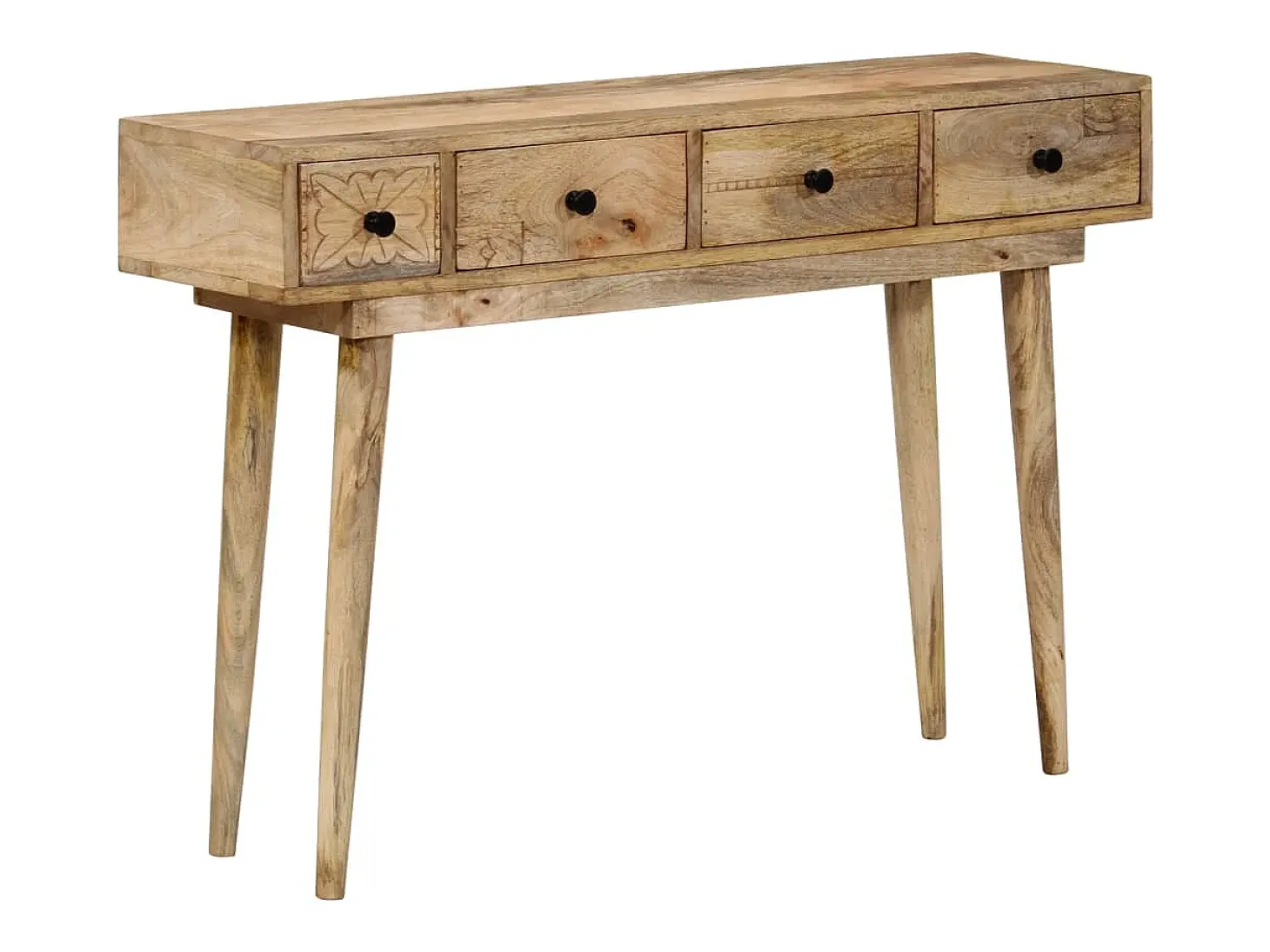 Mesa consola de madera maciza de mango 110x30x75 cm ES912120