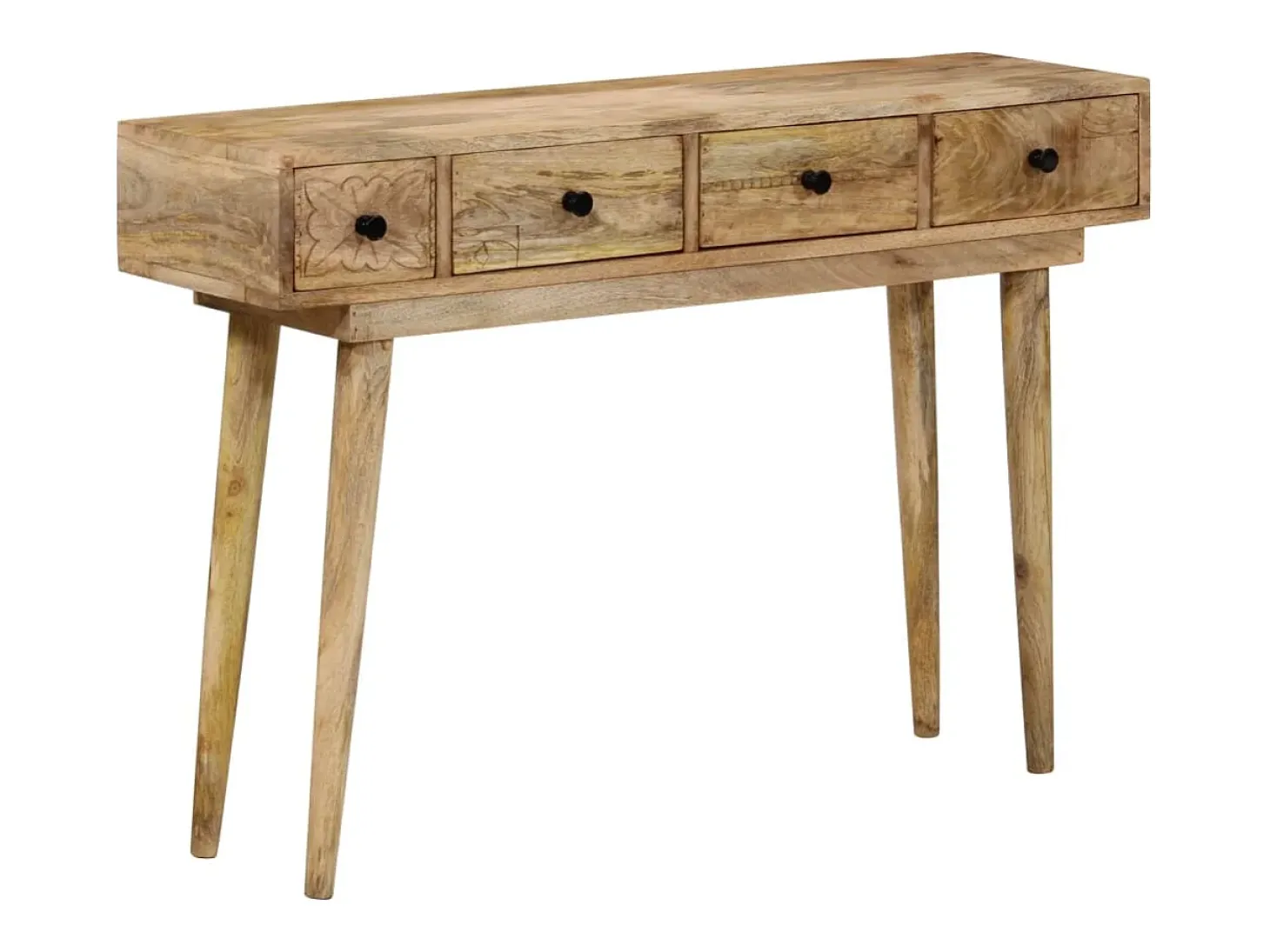 Mesa consola de madera maciza de mango 110x30x75 cm ES912120