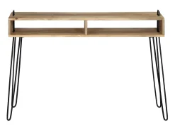 Mesa consola de madera maciza de mango 115x35x76 cm ES246898