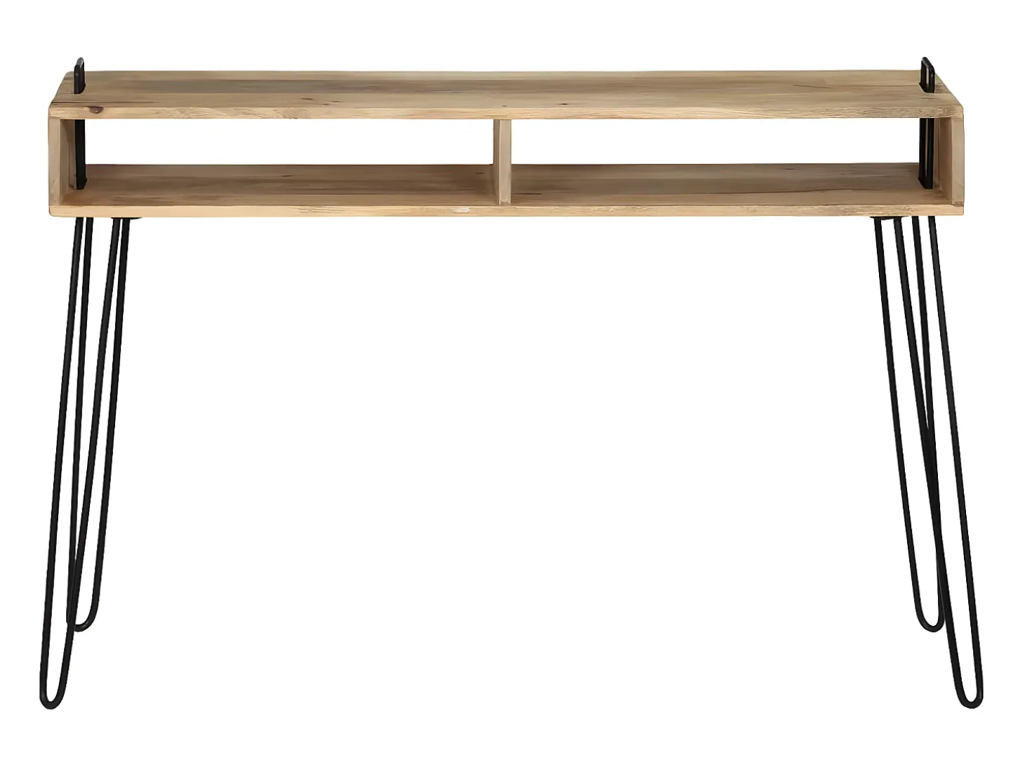 Mesa consola de madera maciza de mango 115x35x76 cm ES246898