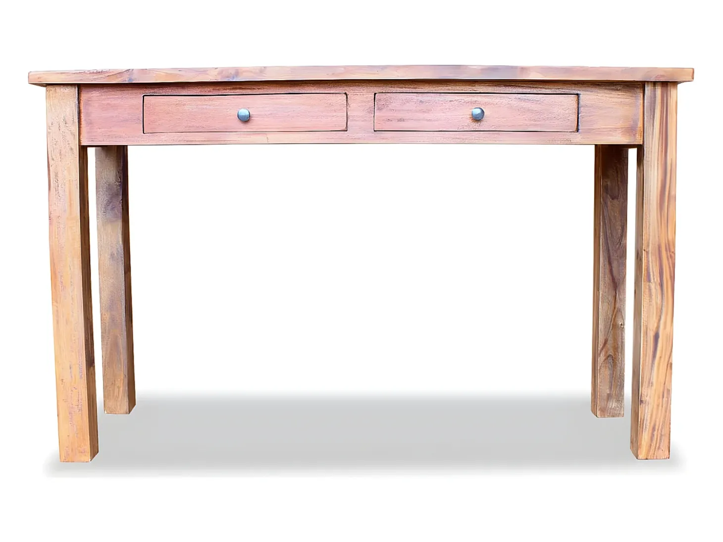 Mesa consola de madera maciza reciclada 123x42x75 cm ES336237