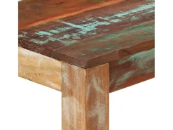 Mesa consola de madera maciza reciclada 110x35x76 cm