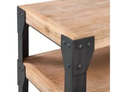 Mesa consola de madera maciza reciclada 120x40x85 cm ES565773