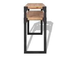 Mesa consola de madera maciza reciclada 120x40x85 cm ES565773