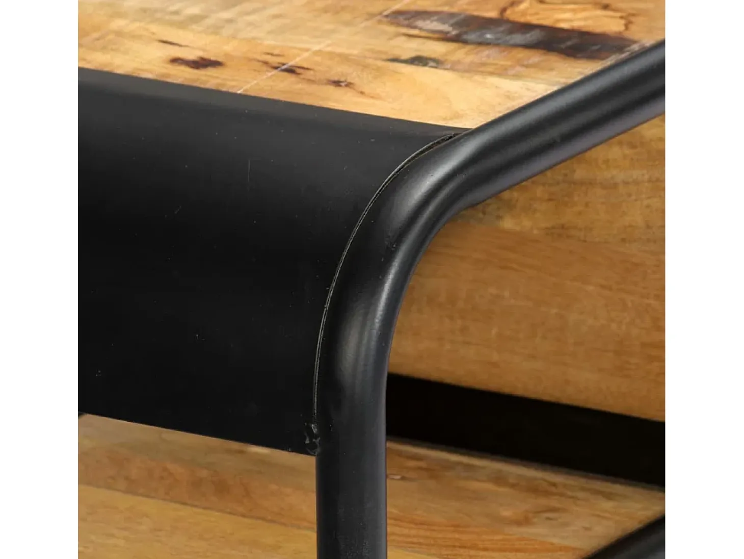Mesa consola de madera maciza de mango 118x30x75 cm