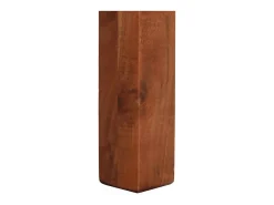 Mesa consola de madera maciza de acacia 120x30x76 cm