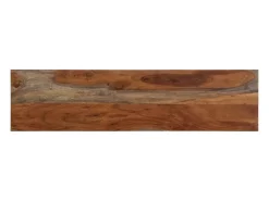 Mesa consola de madera maciza de acacia 120x30x76 cm