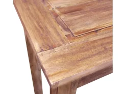 Mesa consola de madera maciza reciclada 123x42x75 cm