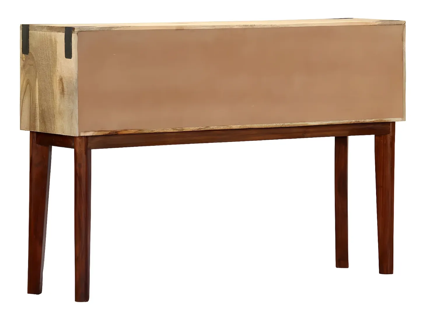 Mesa consola de madera maciza de mango rugosa 115x30x76 cm ES250736