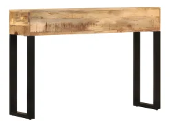 Mesa consola de madera maciza de mango 110x30x76 cm ES337873