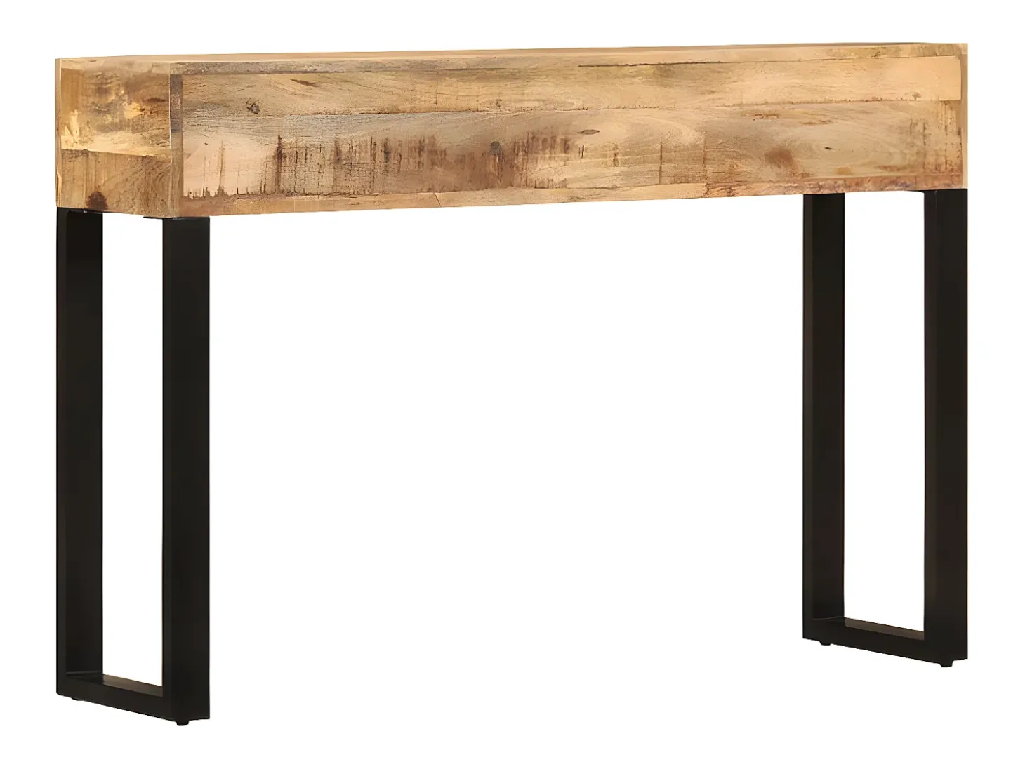 Mesa consola de madera maciza de mango 110x30x76 cm ES337873