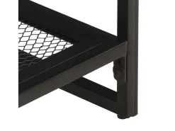 Mesa consola de madera maciza de acacia 110x35x75 cm
