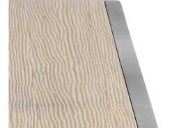 Mesa consola de mar en papel roble salvaje.