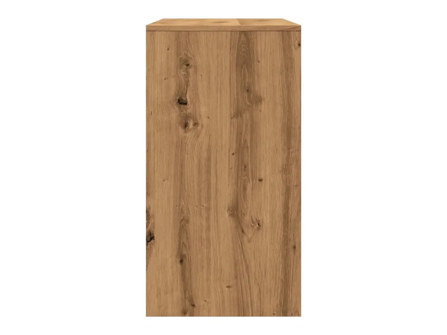 Mesa consola de roble artesanal 89x41x76,5 cm madera de ingeniería