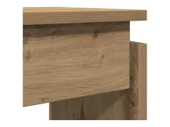 Mesa consola de roble artesanal 102x30x80 cm madera de ingeniería