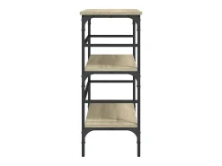 Mesa consola de roble Sonoma 100x32x75 cm madera de ingeniería