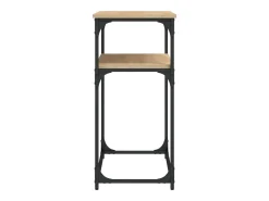 Mesa consola de roble Sonoma 100x35,5x75 cm madera de ingeniería