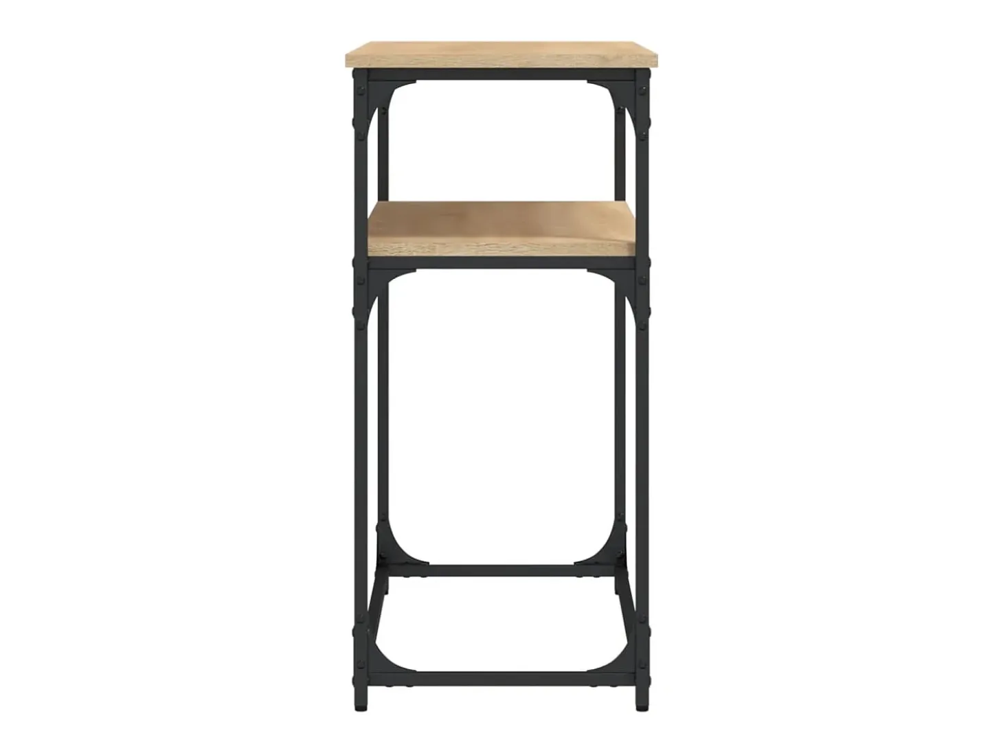Mesa consola de roble Sonoma 100x35,5x75 cm madera de ingeniería