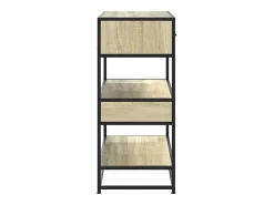 Mesa consola de roble Sonoma 90x35x80 cm madera de ingeniería