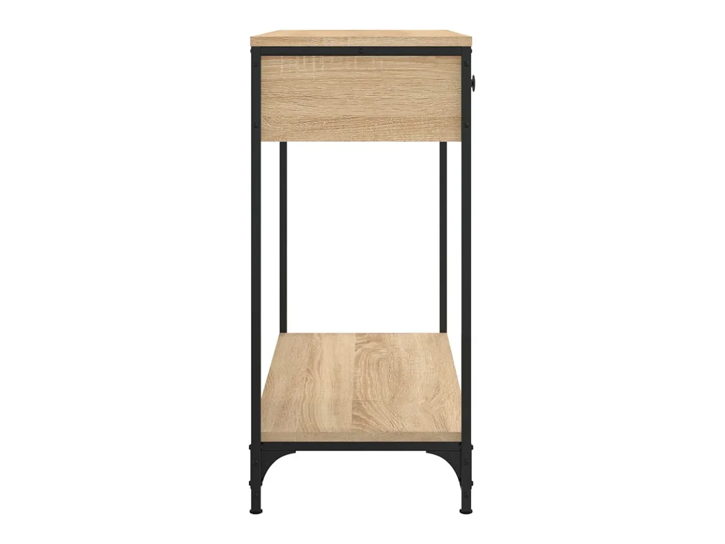 Mesa consola de roble Sonoma 75x34,5x75 cm madera de ingeniería