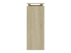 Mesa consola de roble Sonoma 102x30x80 cm madera de ingeniería