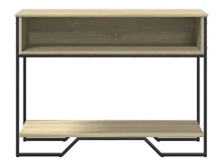 Mesa consola de roble Sonoma 100x35x74,5 cm madera de ingeniería