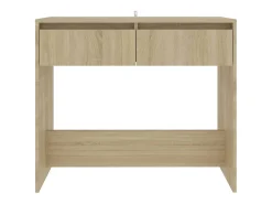 Mesa consola de roble Sonoma 89x41x76,5 cm madera de ingeniería
