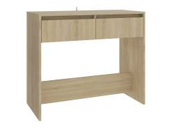 Mesa consola de roble Sonoma 89x41x76,5 cm madera de ingeniería