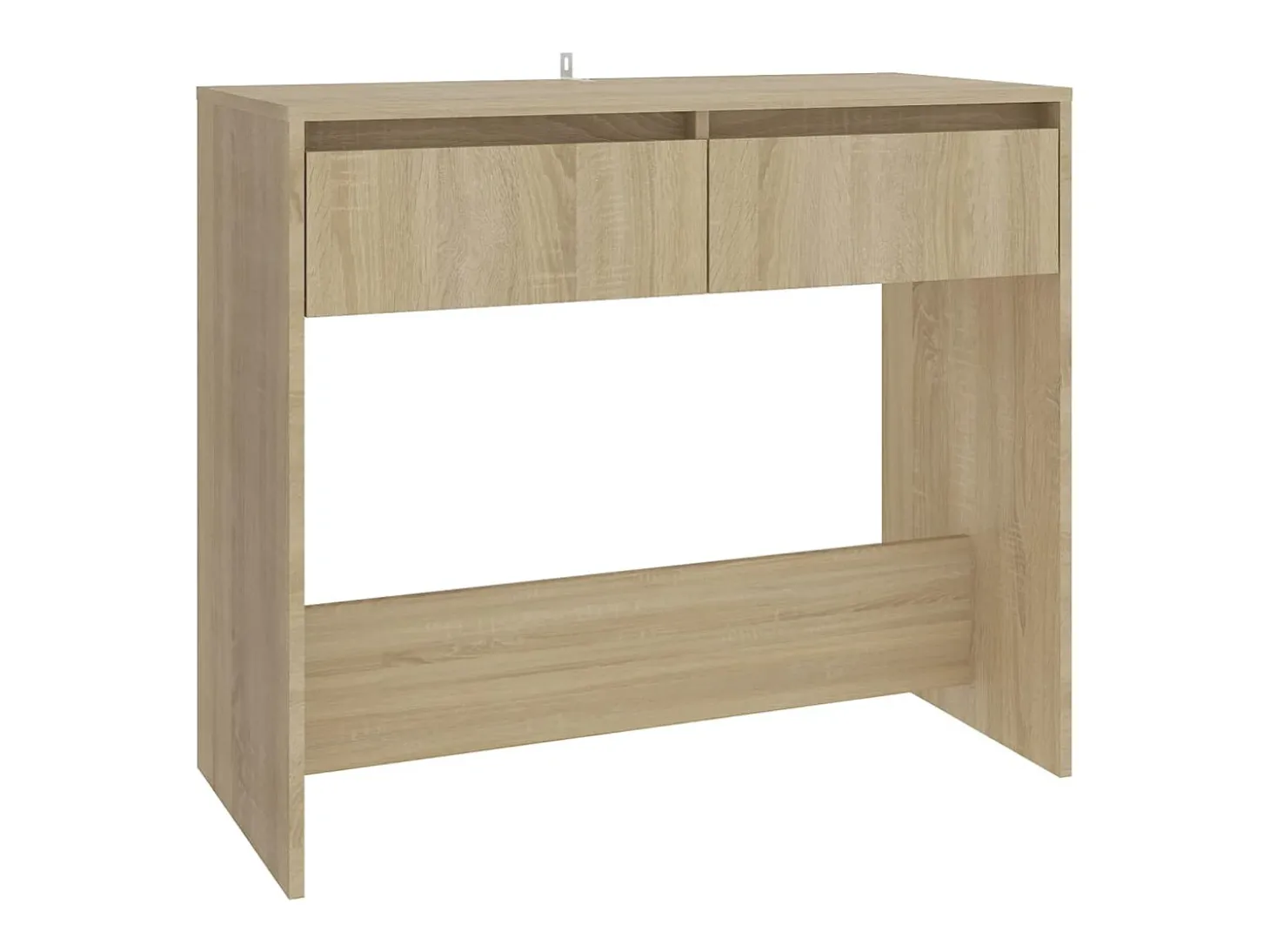 Mesa consola de roble Sonoma 89x41x76,5 cm madera de ingeniería
