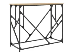 Mesa consola de roble Sonoma 100x40x80 cm madera de ingeniería