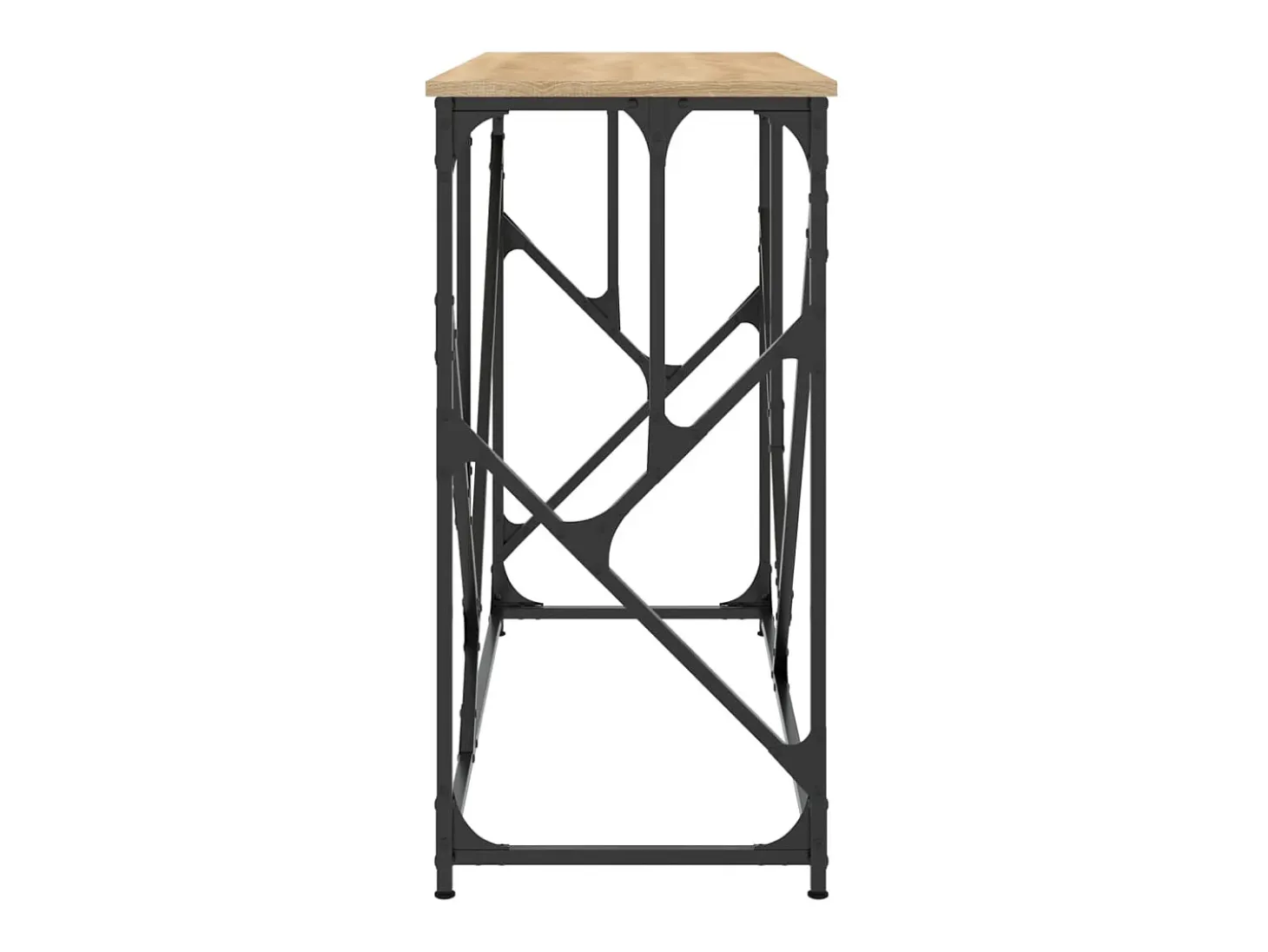 Mesa consola de roble Sonoma 100x40x80 cm madera de ingeniería