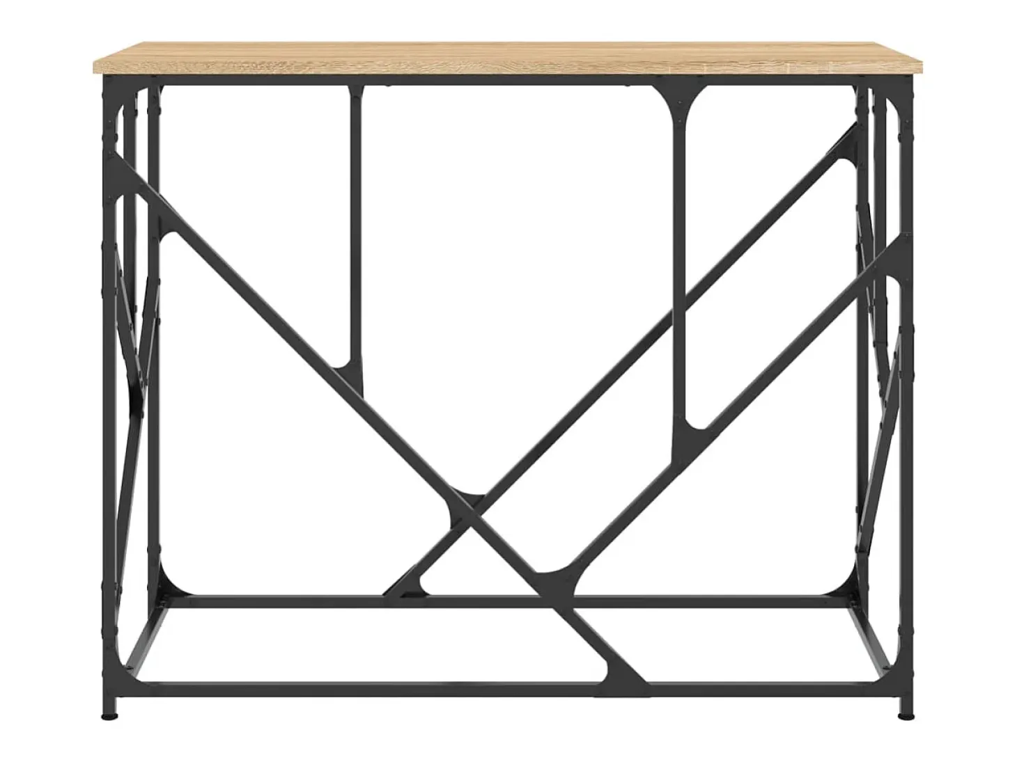 Mesa consola de roble Sonoma 100x40x80 cm madera de ingeniería
