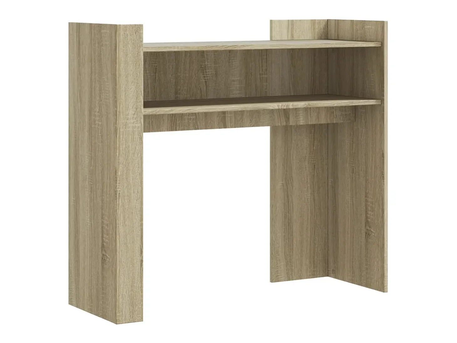 Mesa consola de roble Sonoma 100x35x90 cm madera de ingeniería