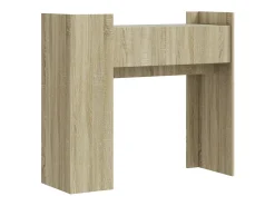 Mesa consola de roble Sonoma 100x35x90 cm madera de ingeniería