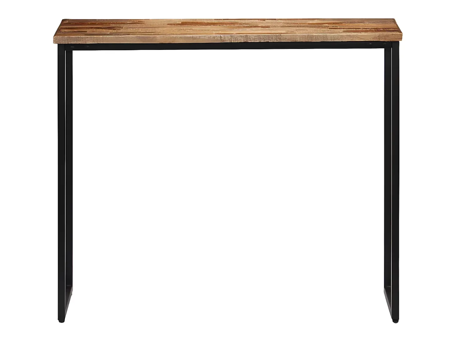 Mesa consola de teca maciza reciclada 90x30x76 cm ES895752