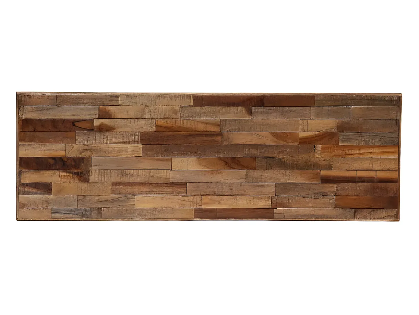 Mesa consola de teca maciza reciclada 90x30x76 cm ES895752