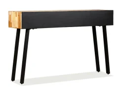 Mesa consola de teca maciza reciclada 120x30x76 cm