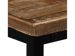 Mesa consola de teca maciza reciclada 90x30x76 cm