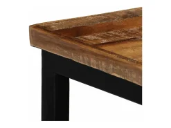 Mesa consola de teca maciza reciclada 90x30x76 cm