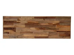 Mesa consola de teca maciza reciclada 90x30x76 cm
