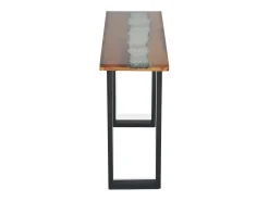 Mesa consola de teca 100x35x75 cm ES517208