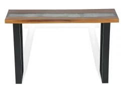 Mesa consola de teca 100x35x75 cm ES517208