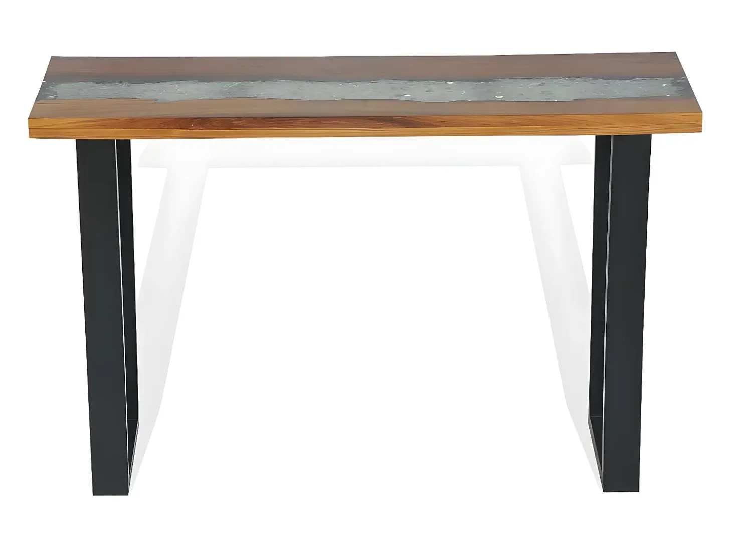 Mesa consola de teca 100x35x75 cm ES517208