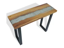 Mesa consola de teca 100x35x75 cm ES517208