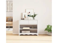 Mesa Consola Drammen 89.5 x 37 x 73 cm Madera maciza de pino