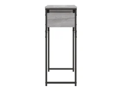 Mesa consola estante madera ingeniería Sonoma gris 75x30x75 cm